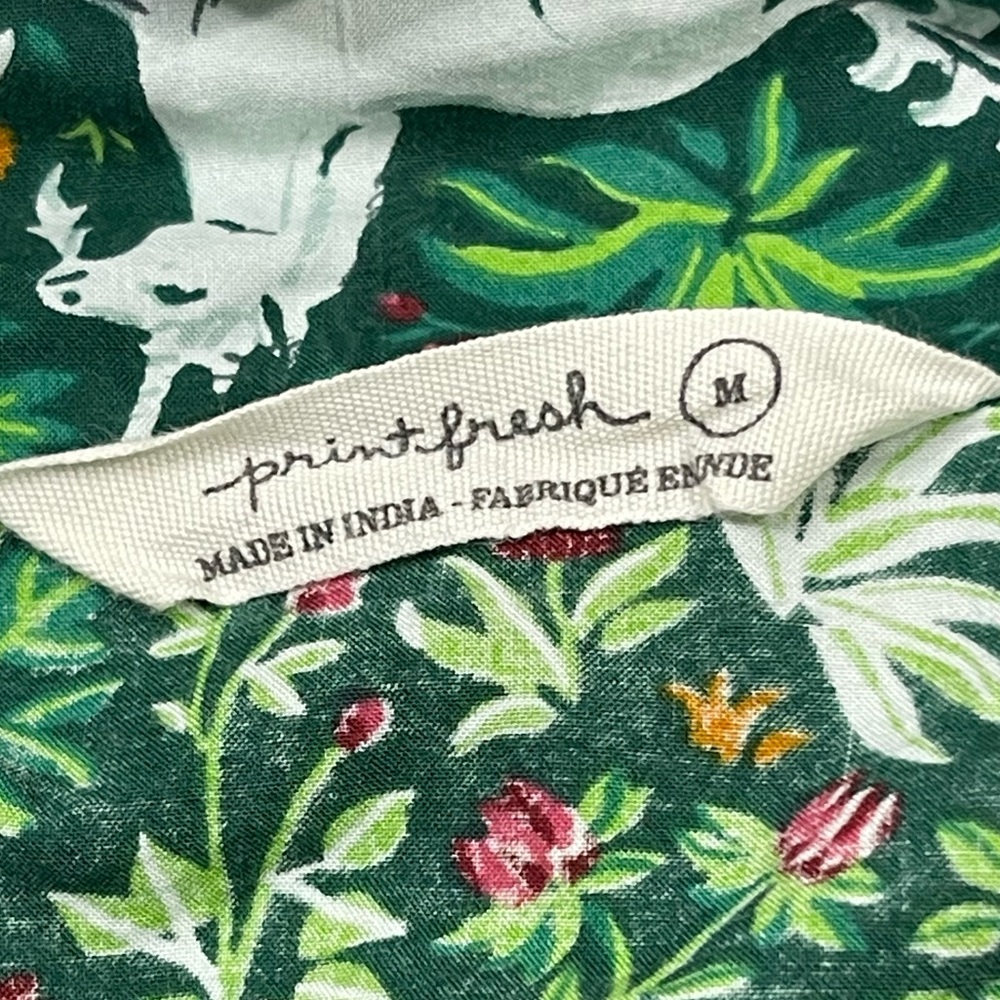 Printfresh Emerald Botanical Pajama Top - image 6